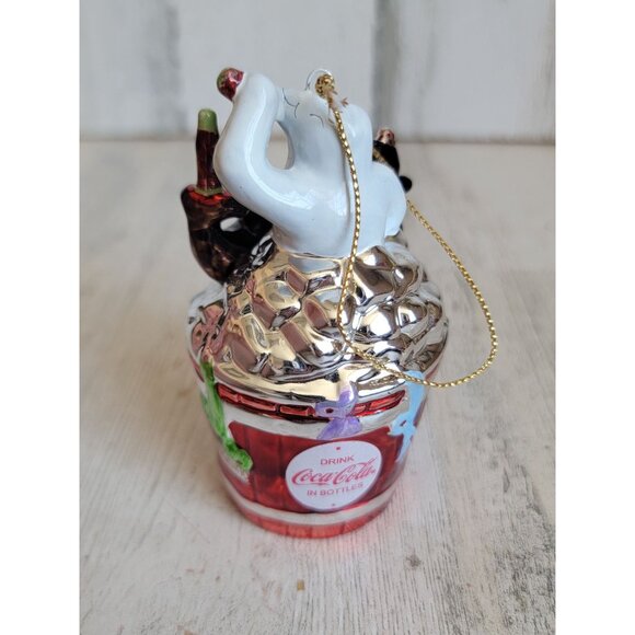 Vintage coca cola coke ceramic seal penguin Walrus ornament Xmas unique - Picture 5 of 8